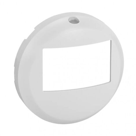 Plaque de finition Legrand céliane design minimaliste blanche (1/2)