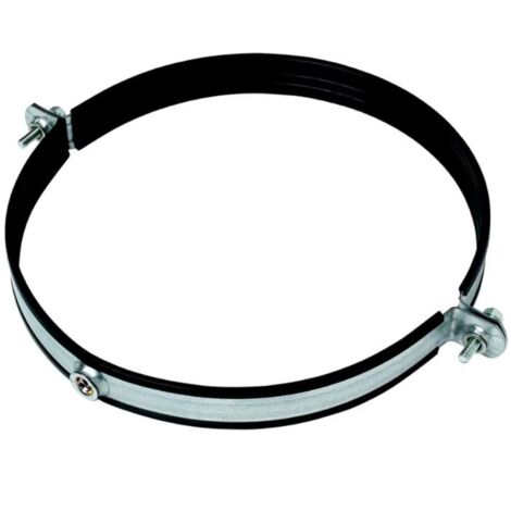 Collier support galva anti vibration Aldes - Diamètre 355mm (1/2)