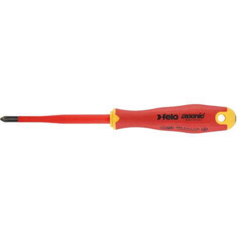 Tournevis Felo e-slim isolé VDE 1000V ergonomique (1/3)