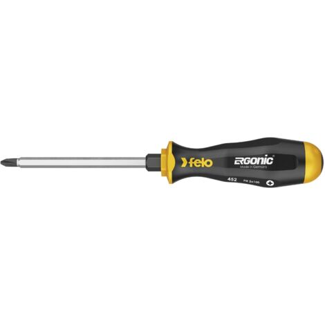 Tournevis Felo ergonic ph 2 poignée ergonomique embout hexagonal (1/5)