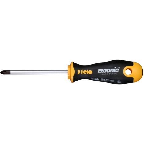 Tournevis Felo ergonic ph1 poignée ergonomique embout précis (1/4)