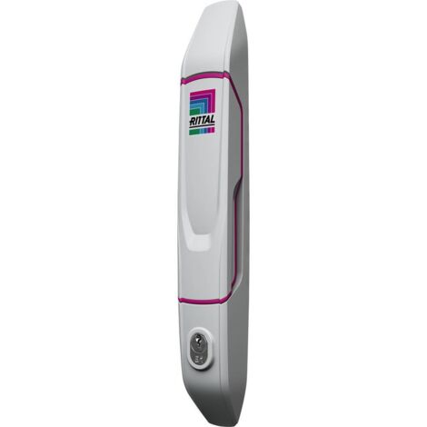 Poignée de porte Rittal 8618.240 verrouillable zinc (1/3)