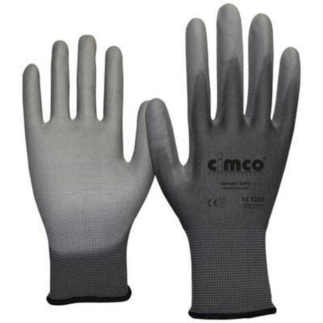 CIMCO SKINNY SOFT GRAU 141248 NYLON GANTS DE TRAVAIL TAILLE: 8, M 1 PAIRE(S) (1/2)