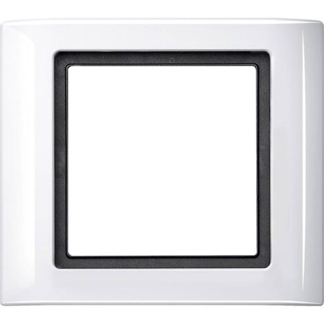 Plaque de finition Merten aquadesign 400119 IP44 blanche (1/2)