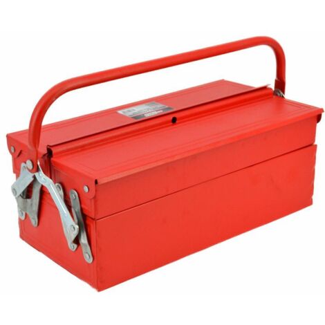 Boîte à outils awtools aw30982 métal 3 compartiments 530x220x150mm (1/2)