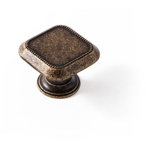 Boutons Meuble Vieux Laiton Rei Finition Laiton Ancien élégante - Rei (1/5)