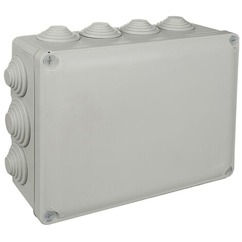 Solera – Boîte de dérivation étanche IP55 220x170x80 mm – 14 entrées câbles – Plastique durable pour installations électriques extérieures (1/5)