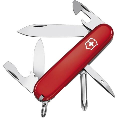 Couteau suisse Victorinox tinker 12 fonctions compact rouge (1/2)