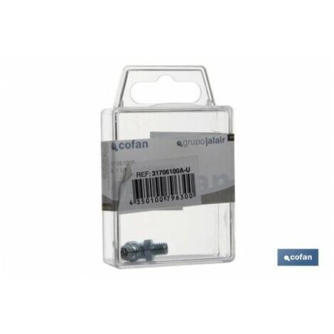 Outil d'applique cofan grease fitting angle 90 degrés filetage 3/8 pouce (1/2)