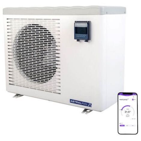 Astralpool – Pompe à chaleur de piscine 7 kW – Technologie Full inverter – COP jusqu'à 13,4 – Débit d'eau 3 m³/h – Alimentation 220-240V (1/5)