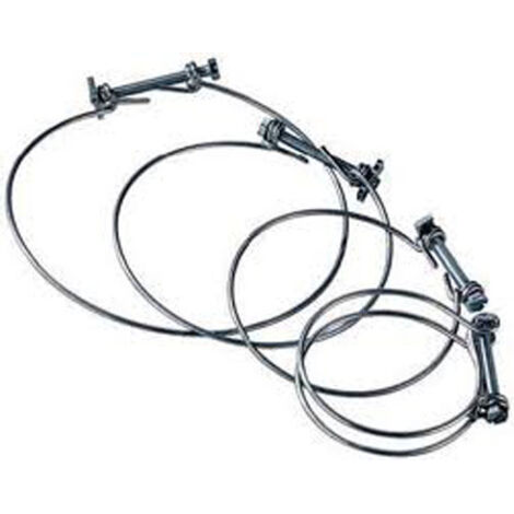 Collier de serrage UNELVENT CX-125 80–125 mm Inox 2 pcs