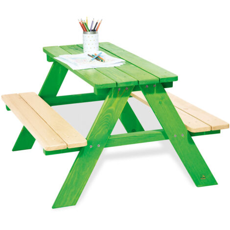 Pinolino Ensemble de table et bancs 'Nicki für 4', vert (1/3)