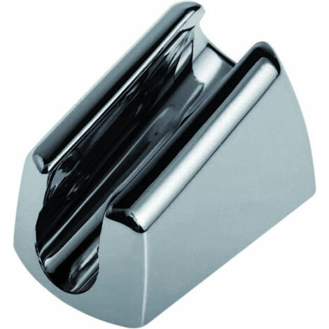 Accessoire WC paini support douche fixe ABS chrome (1/2)