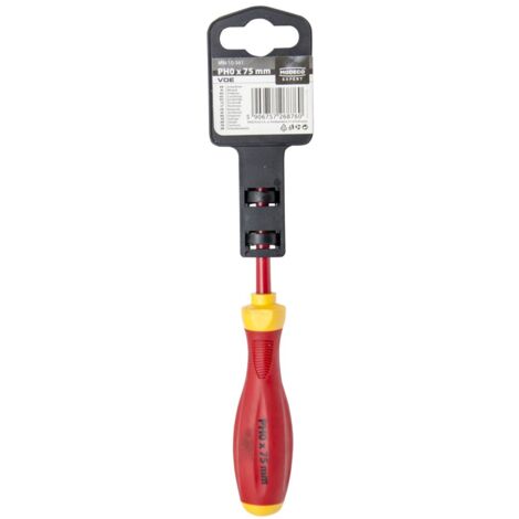 Tournevis modeco ph0x75mm isolé 1000V ergonomique (1/5)
