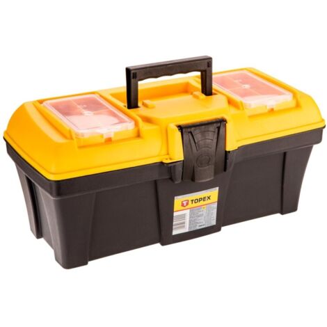 Coffre à outils Topex 16" avec organiseurs - Rangement d'outils