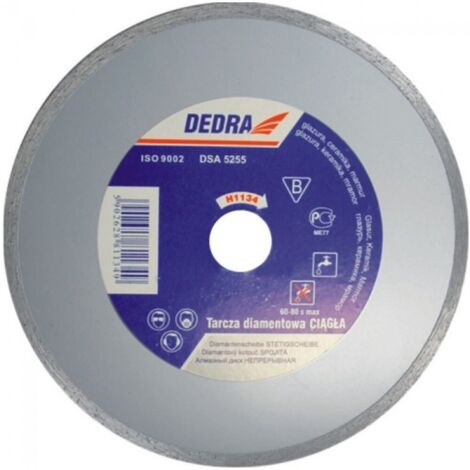Disque diamant dedra h1131 coupe humide sèche 115 mm (1/2)