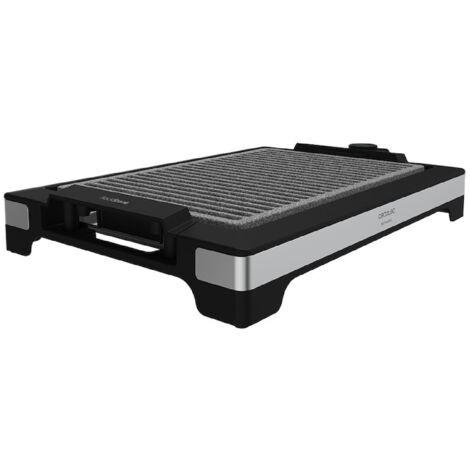 Cecotec – Plancha électrique 2000 W – Plaque antiadhésive RockStone 375 x 245 mm – 5 niveaux de puissance – Poignées à toucher froid (1/6)