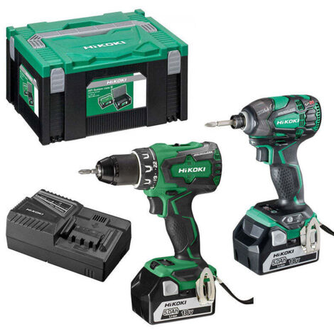 Hikoki Pack perceuse-visseuse DV18DBSL et visseuse WH18DBDL2 18V (1/4)