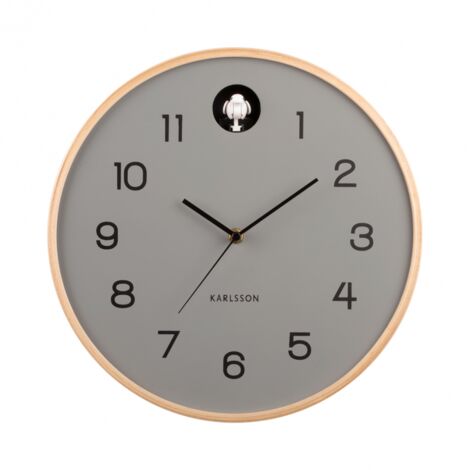 Horloge en bois de bouleau Natural Cuckoo (1/5)