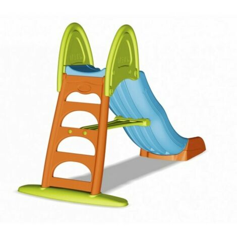 Toboggan de jardin en plastique pour enfants Super Mega Slide de Feber (1/5)
