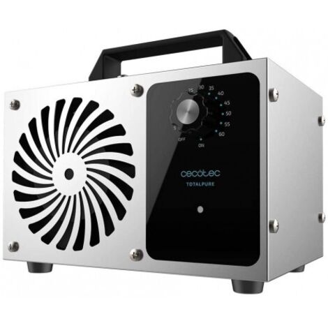 Cecotec Générateur d'Ozone TotalPure 4000 Ozone. Puissance 120 W, Nettoie 28 g/heure, Minuterie jusqu’à 60 minutes, Arrêt automatique, Couverture jusqu'à 100 m2, Facile à transporter (1/5)