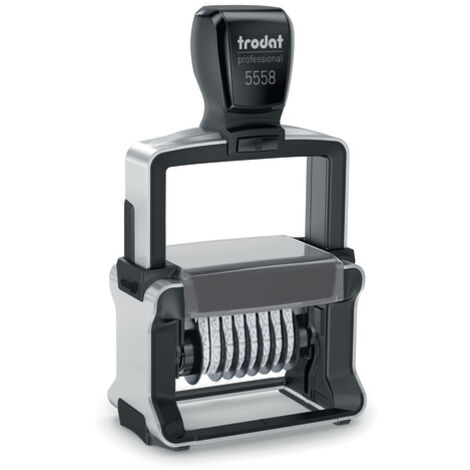 Trodat 5558 tampon numéroteur noir durable bureau (1/5)