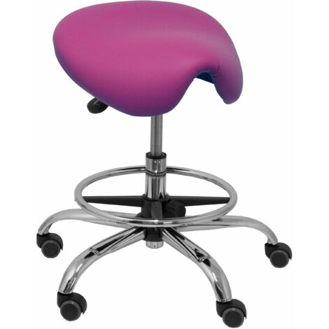 piqueras-y-crespo Tabouret Ajustable Violet Confort Bureau (1/2)