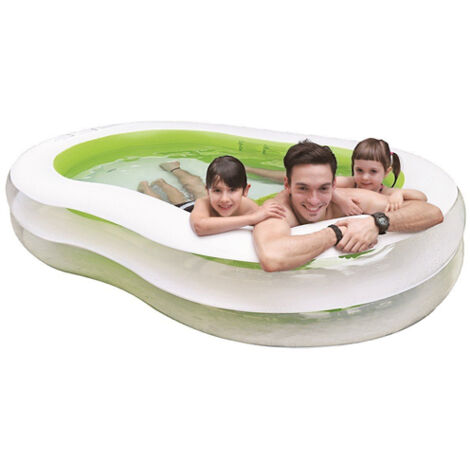 Piscine gonflable jilong 8 shape capacité 420 L PVC (1/2)