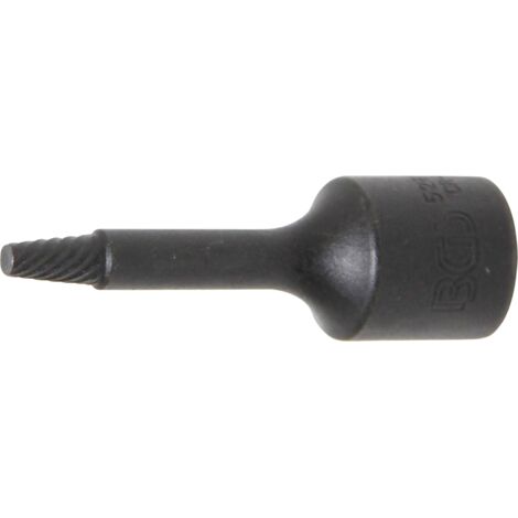 BGS Douille profilée spiralée / Extracteur de vis Entraînement Carré intérieur 10 mm (3/8") 4 mm - 5281-4 (1/4)