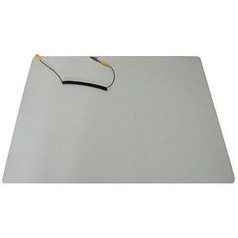 InLine Tapis de Travail Antistatique Gris 50 x 60 cm (1/3)
