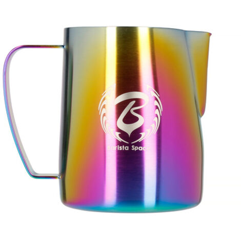 Barista Space - Pot à lait coloré Sandy Rainbow 600 ml (1/3)