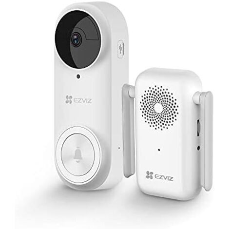 ezviz DB2 Kit Timbre Caméra 2K Blanc Extérieur (1/5)