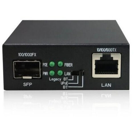 DEXLAN Convertisseur Gigabit PoE+ 60W - Fibre SFP (DEX-SFP-TP60W)