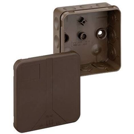 Boîte de dérivation IP55 85 x 85 x 37 mm – 12 entrées avec membranes autoétanchéifiantes – Installation par professionnel – Spelsberg (1/2)