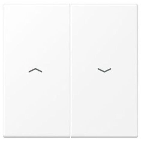 Interrupteur Jung ls995pwwm double bouton sans vis (1/2)