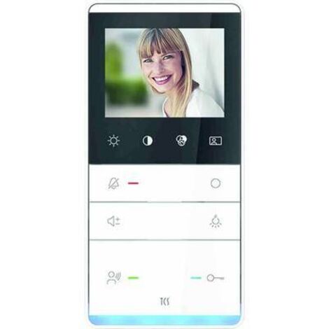 Interphone vidéo TCS ivw5110-0145 écran 3.5 pouces mains libres (1/2)
