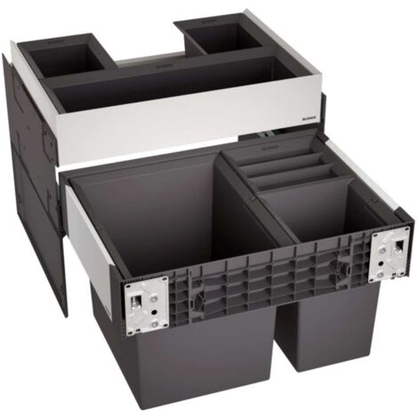 Système de tri Blanco SELECT II XL 60/3 46 litres plastique aluminium (1/5)