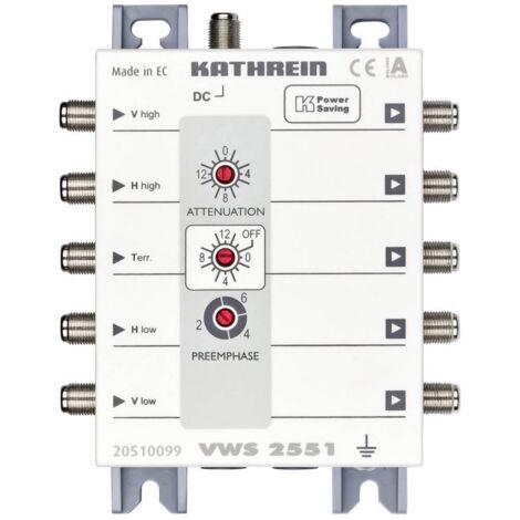 Amplificateur Kathrein VWS 2551 4 sorties 112 mm large (1/2)