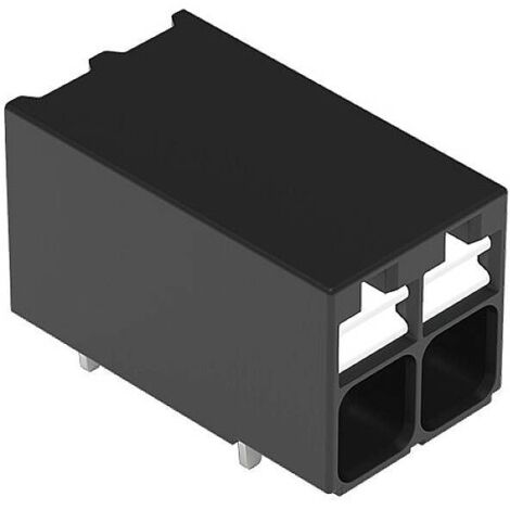 Bornier WAGO 2086-1202 1,50 mm² 2 plots noir (1/2)