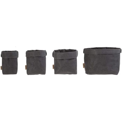 Lacor 63487 Natura 63487 Boîte à pain noire, 12 x 12 cm, fibre vierge naturelle (1/3)