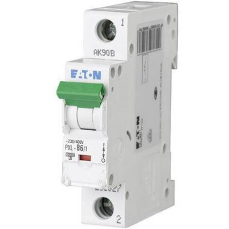 Interrupteur Eaton pxl-d6/1 6A 230V blanc (1/2)