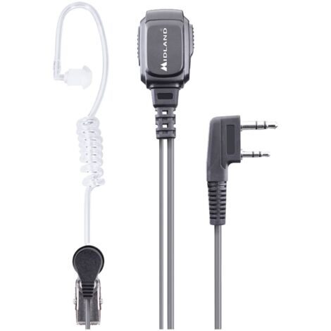 Casque Midland MA31-LK Pro microphone pneumatique push-to-talk (1/2)