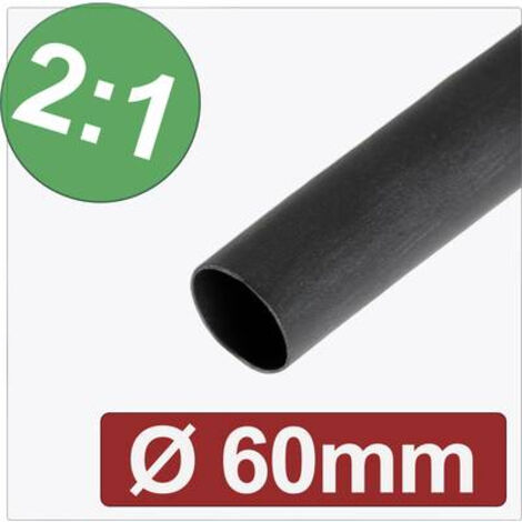 Tube IRL Quadrios 24ca277 60 mm noir ratio 2:1
