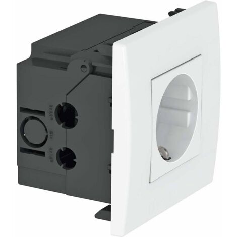 Prise obo-bettermann sde-rw d0rw1 schuko encastrable (1/2)