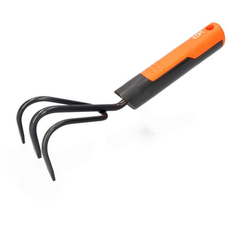 Cultivateur 3 Points De Jardinage 25cm Couleur Gris/orange Edm (1/3)