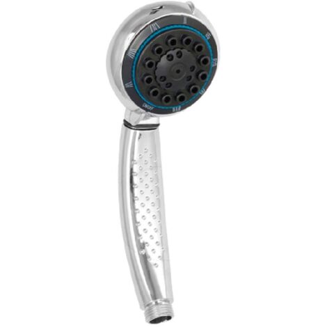 Fontastock FSKFAB005 Pommeau de douche de pommeau de douche de douche à main "Ézaro" avec 5 positions de mode de eau pour le bain, douche de pluie, brume de douche, pluie avec brume, pluie avec massag (1/5)