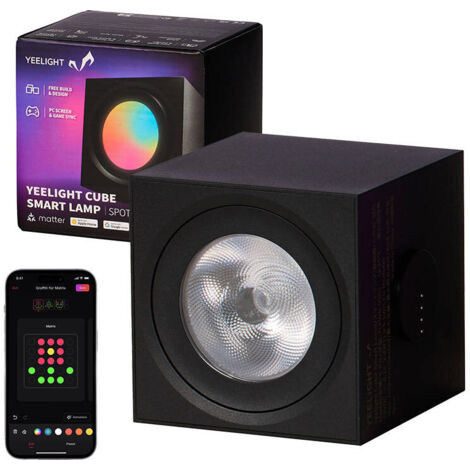 Lampe yeelight cube multicolore wifi 12W (1/5)