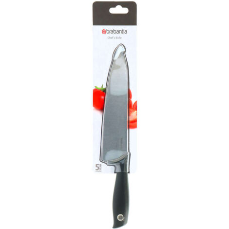 Couteau de cuisine Brabantia tasty+ chef's knife garde doigt acier inoxydable (1/5)