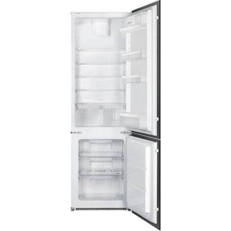 Smeg – Réfrigérateur encastrable 269L – 178 cm de hauteur – 55 cm de largeur – Classe énergétique E – Porte réversible – Système de refroidissement ventilé (1/6)