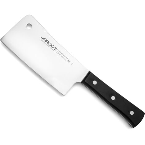Macheta Arcos Universal 288200 en acier inoxydable Nitrum et mango en Polyoxyméthylène et lame de 16 cm et 4 mm d'épaisseur avec couvercle de lame. (1/5)